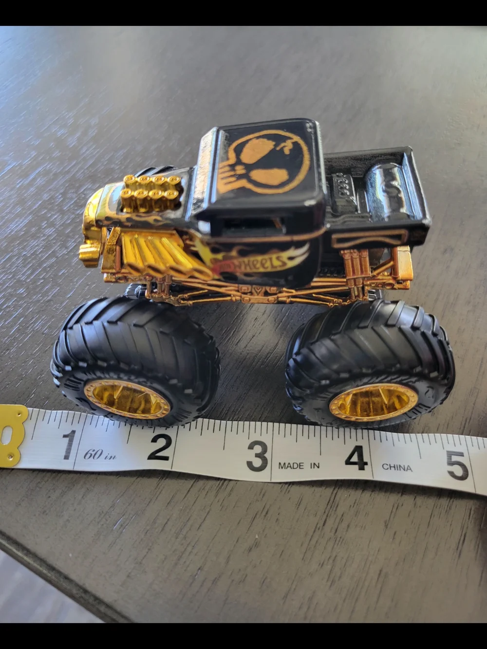Gold & Black Monster Truck Toy – Kids Toy Vehicle
